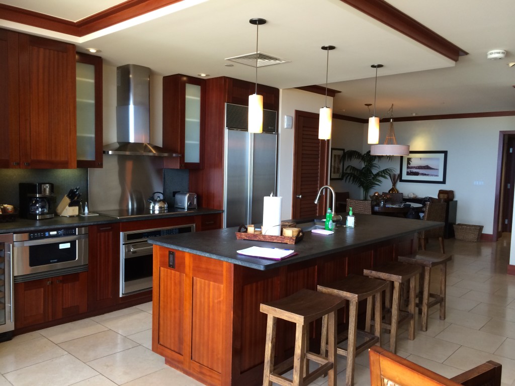 Kitchen at Beach Villas