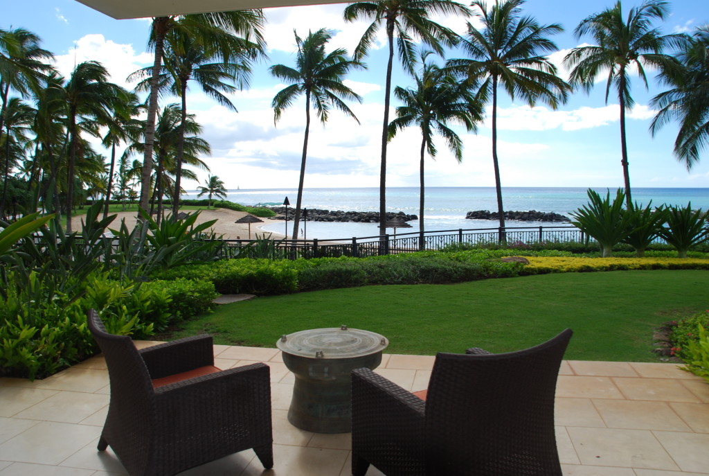 Ko Olina Beach Villas Beachfront Ground Floor Unit